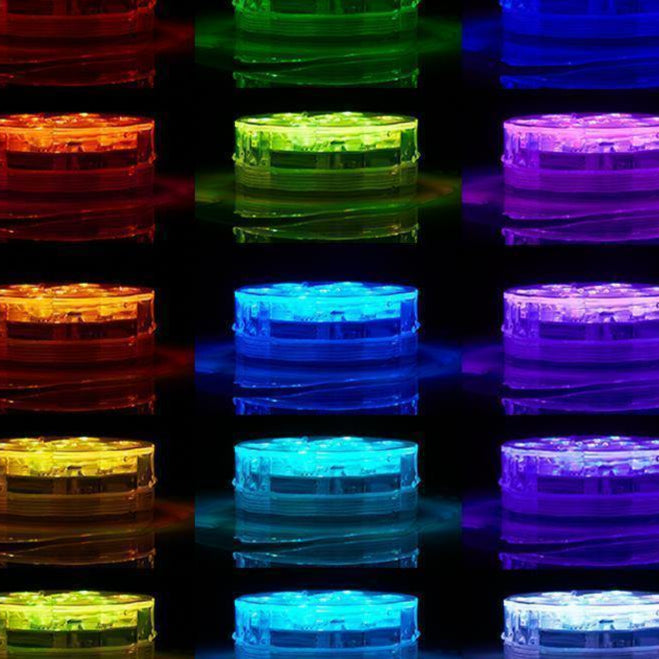 Luz Aquática RGB com Controle Remoto
