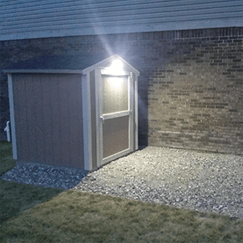 Super Luz com Sensor de Movimento e Painel Solar