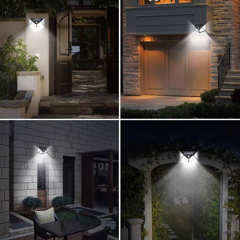 Super Luz com Sensor de Movimento e Painel Solar