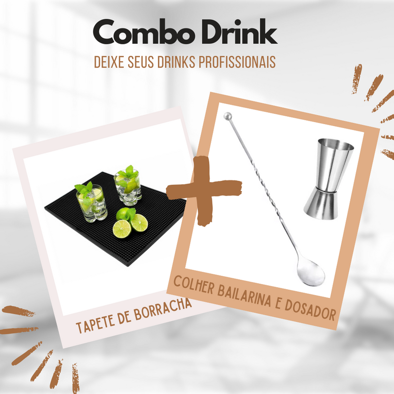 Tapete Emborrachado Para Drinks