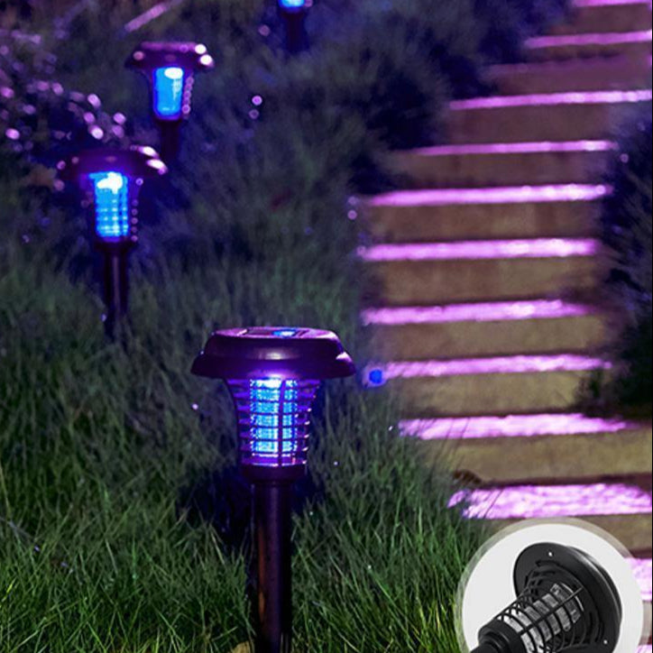 Lâmpada Led Eliminadora de Mosquitos com Painel Solar