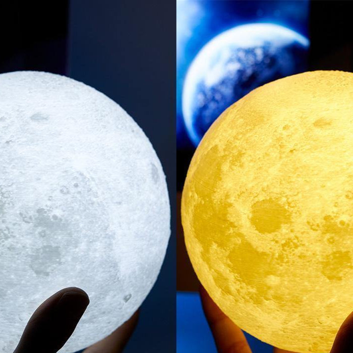 Lua Luminária 3D