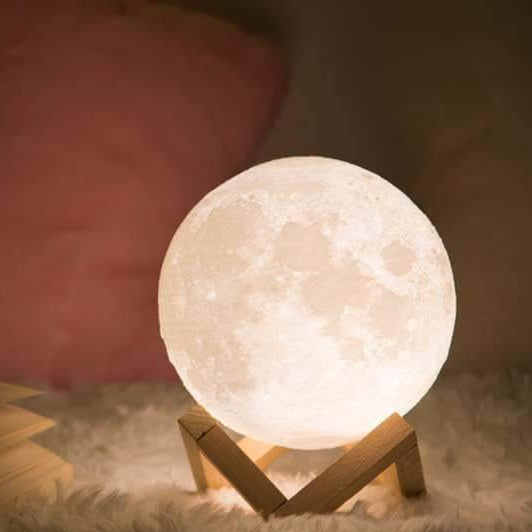 Lua Luminária 3D