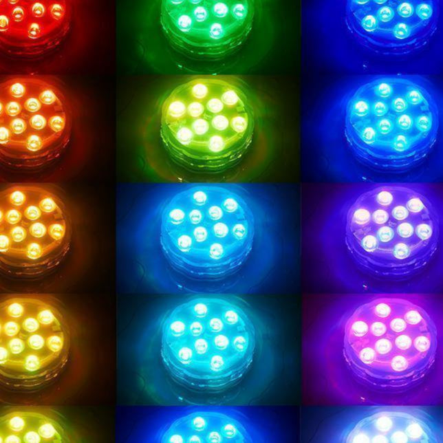 Luz Aquática RGB com Controle Remoto