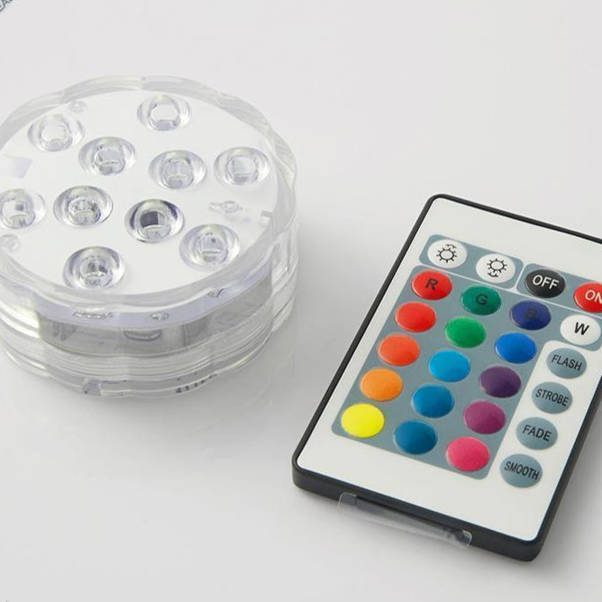 Luz Aquática RGB com Controle Remoto